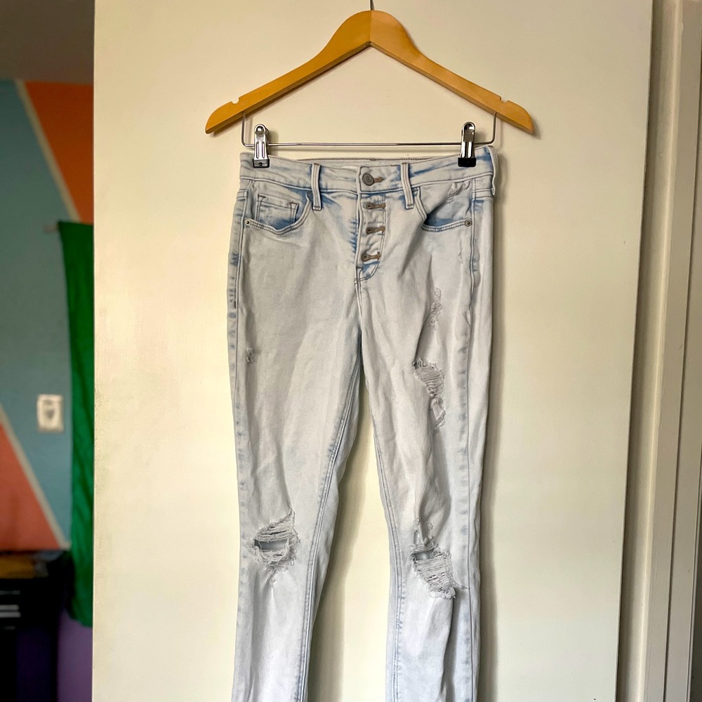 washed out jeans